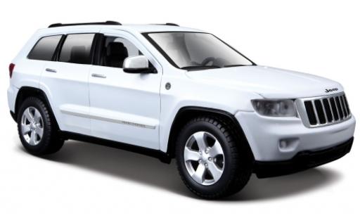 Jeep Grand Cherokee 1/24 Maisto Laredo blanco coche miniatura