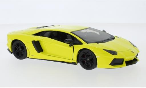 Coche miniatura Lamborghini Aventador 1/24 Maisto LP 700-4 amarillo Lamborghini Aventador 1/24 Maisto LP 700-4 amarillo coche miniatura