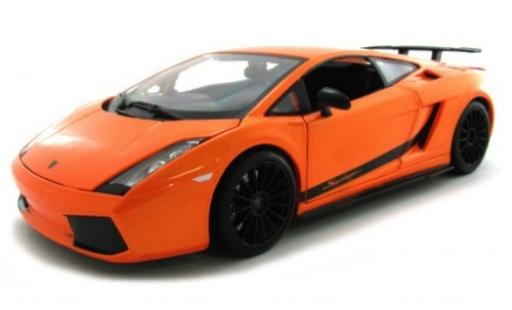 Coche miniatura Lamborghini Gallardo 1/18 Maisto Superlegerra metalico naranja 2007 Lamborghini Gallardo 1/18 Maisto Superlegerra metalico naranja 2007 coche miniatura