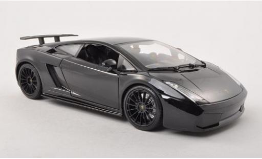 Coche miniatura Lamborghini Gallardo 1/18 Maisto Superlegerra metalico negro 2007 Lamborghini Gallardo 1/18 Maisto Superlegerra metalico negro 2007 coche miniatura