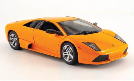 Lamborghini Murcielago 1/18 Maisto LP 640 metalico naranja sans Vitrine coche miniatura