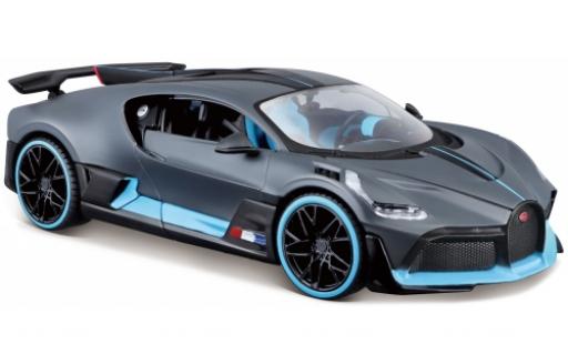Coche miniatura Bugatti Divo 1/24 Maisto gris mat/azul clair Bugatti Divo 1/24 Maisto gris mat/azul clair coche miniatura