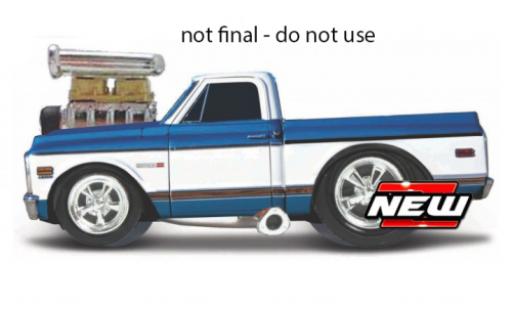 Coche miniatura Chevrolet C-10 1/64 Maisto Pick Up azul/blanco 1972 Chevrolet C-10 1/64 Maisto Pick Up azul/blanco 1972 coche miniatura