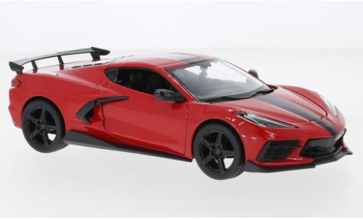 Coche miniatura Chevrolet Corvette 1/24 Maisto Stingray (C8) rouge 2020 Chevrolet Corvette 1/24 Maisto Stingray (C8) rouge 2020 coche miniatura