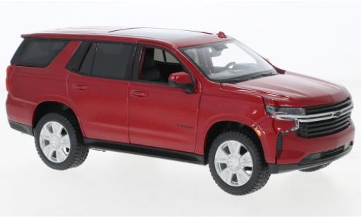 Coche miniatura Chevrolet Tahoe 1/24 Maisto metallise rojo 2021 Chevrolet Tahoe 1/24 Maisto metallise rojo 2021 coche miniatura