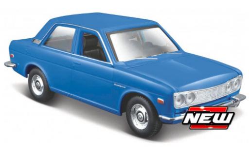 Datsun 510 1/24 Maisto azul 1971 coche miniatura