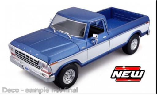 Coche miniatura Ford F-1 1/18 Maisto 50 azul/blanco 1979 Ford F-1 1/18 Maisto 50 azul/blanco 1979 coche miniatura