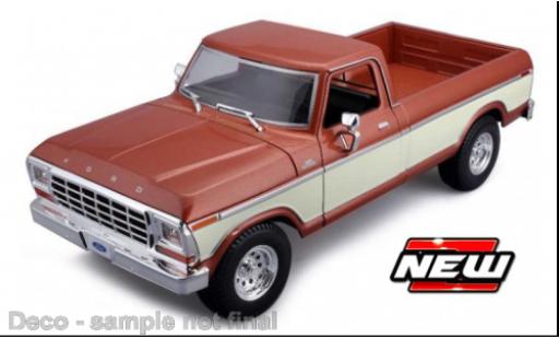 Coche miniatura Ford F-1 1/18 Maisto 50 bronze/beige 1979 Ford F-1 1/18 Maisto 50 bronze/beige 1979 coche miniatura