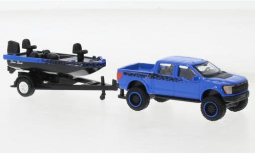 Coche miniatura Ford F-1 1/64 Maisto 50 SVT Raptor azul/negro 2021 Ford F-1 1/64 Maisto 50 SVT Raptor azul/negro 2021 coche miniatura