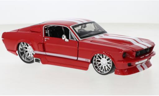 Ford Mustang 1/24 Maisto GT rouge/blanche 1967 coche miniatura