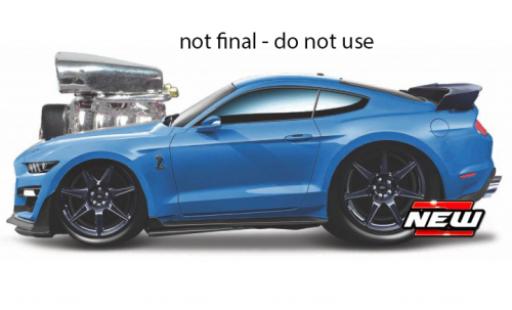 Coche miniatura Shelby GT 500 1/64 Maisto Ford Mustang metallise azul 2020 Shelby GT 500 1/64 Maisto Ford Mustang metallise azul 2020 coche miniatura