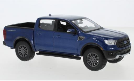 Ford Ranger 1/24 Maisto metalico azul 2019 coche miniatura