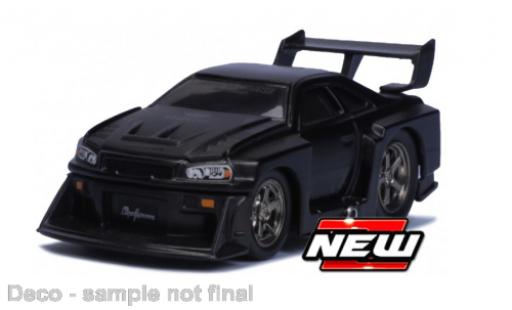 Nissan Skyline 1/64 Maisto GT-R (R34) matte noir 1999 coche miniatura