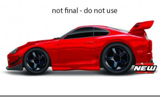 Toyota Supra 1/64 Maisto MK4 (A80) rojo/negro 1995 coche miniatura