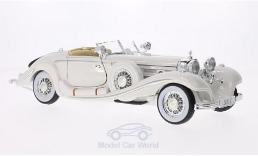 Coche miniatura Mercedes 500 1/18 Maisto K Typ Spezial-Roadster blanco Maharadjah 1936 Mercedes 500 1/18 Maisto K Typ Spezial-Roadster blanco Maharadjah 1936 coche miniatura