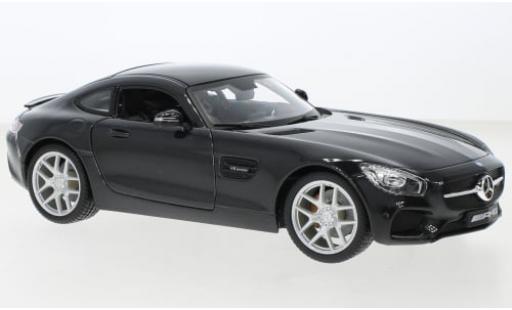 Mercedes AMG GT 1/18 Maisto (C190) metallise schwarz 1:18 coche miniatura