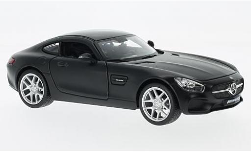 Mercedes AMG GT 1/24 Maisto matt-negro coche miniatura