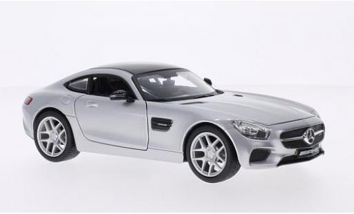 Mercedes AMG GT 1/24 Maisto gris/negro 2015 coche miniatura