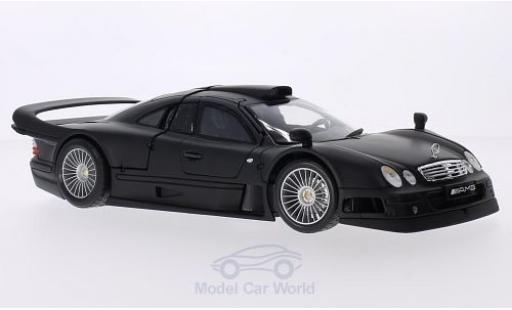 Mercedes CLK GTR 1/18 Maisto GTR matt-negro Street Version coche miniatura