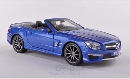 Coche miniatura Mercedes Classe SL 1/24 Maisto SL63 AMG metalico azul Mercedes Classe SL 1/24 Maisto SL63 AMG metalico azul coche miniatura