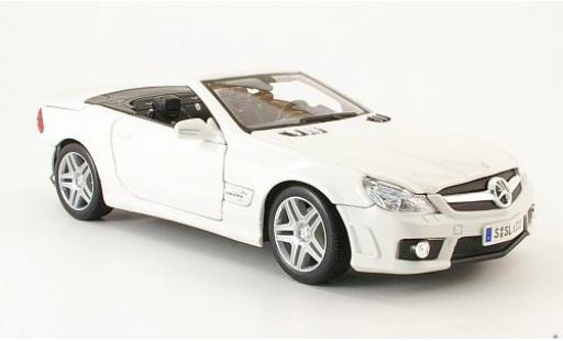 Coche miniatura Mercedes Classe SL 1/18 Maisto SL63 AMG blanco 2009 Mercedes Classe SL 1/18 Maisto SL63 AMG blanco 2009 coche miniatura