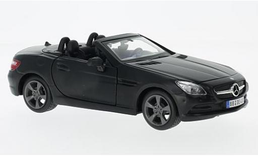Mercedes Classe SLK 1/24 Maisto SLK-Klasse (R172) matt-negro 2011 coche miniatura