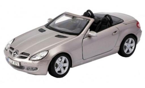 Coche miniatura Mercedes Classe SLK 1/18 Maisto SLK (R171) metalico beige 2009 Mercedes Classe SLK 1/18 Maisto SLK (R171) metalico beige 2009 coche miniatura