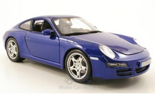 Porsche 997 S 1/18 Maisto 911 Carrera S () metalico azul coche miniatura