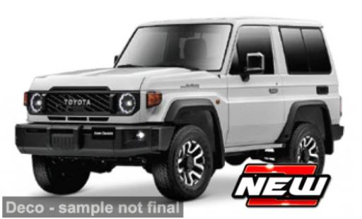 Coche miniatura Toyota Land Cruiser 1/43 Maisto 70 weiss 1:43 Toyota Land Cruiser 1/43 Maisto 70 weiss 1:43 coche miniatura