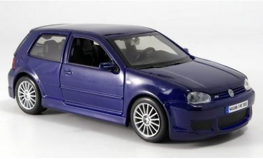 Volkswagen Golf 1/24 Maisto IV R32 azul 2006 sans Vitrine coche miniatura