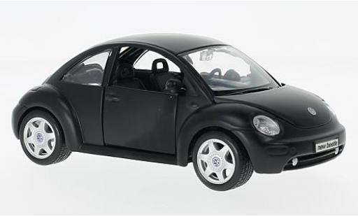 Volkswagen New Beetle 1/24 Maisto matt-negro l'&eacute;ce 1:25 sans Vitrine coche miniatura