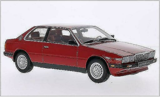 Maserati Biturbo Coupe 1/18 Minichamps rojo 1982 coche miniatura