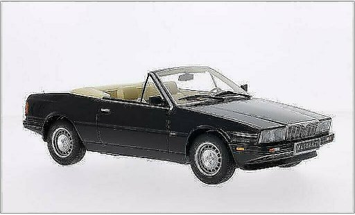 Maserati Biturbo Spyder 1/18 Minichamps negro 1986 coche miniatura