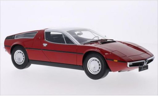 Maserati Bora Base 1/18 Minichamps rojo/gris 1970 coche miniatura