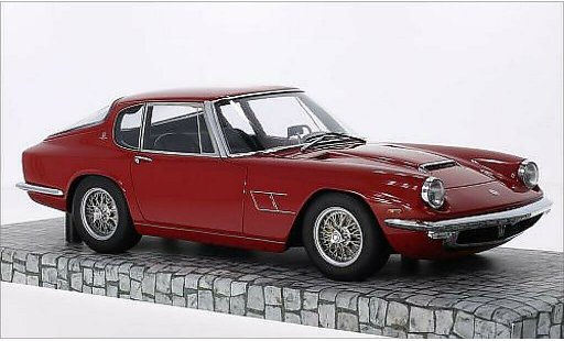 Maserati Mistral Coupe 1/18 Minichamps rojo 1963 coche miniatura