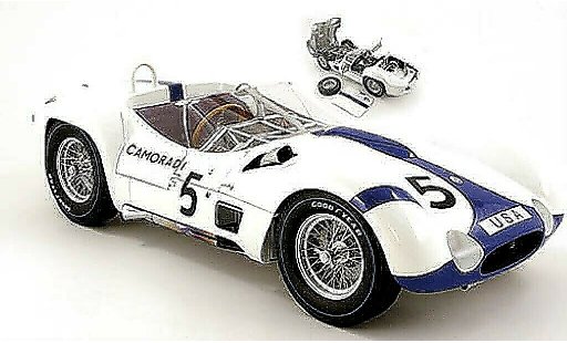 Maserati Tipo Base 1/12 Minichamps 61 No.5 Camoradi 1000 km Nurburgring 1960 / D.Gurney coche miniatura