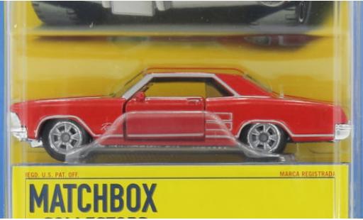 Coche miniatura Buick Riviera 1/64 Matchbox rojo 1964 1:64 Buick Riviera 1/64 Matchbox rojo 1964 1:64 coche miniatura