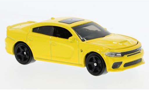 Coche miniatura Dodge Charger 1/64 Matchbox SRT Hellcat metallise gelb 2020 1:64 Dodge Charger 1/64 Matchbox SRT Hellcat metallise gelb 2020 1:64 coche miniatura