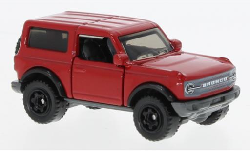 Coche miniatura Ford Bronco 1/64 Matchbox rouge 2021 Ford Bronco 1/64 Matchbox rouge 2021 coche miniatura