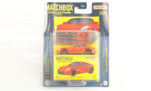 Jaguar F-Type 1/64 Matchbox rouge 2015 coche miniatura