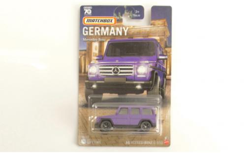 Mercedes Classe G 1/64 Matchbox G550 mattlila coche miniatura