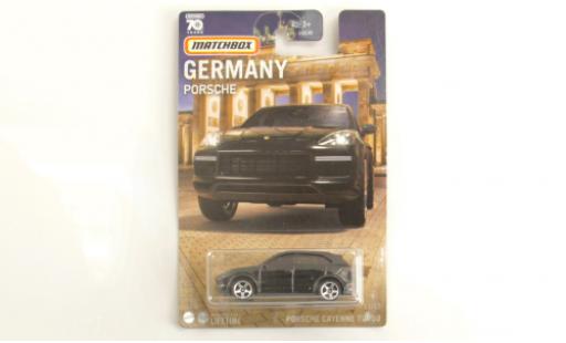 Coche miniatura Porsche Cayenne Turbo 1/64 Matchbox negro Porsche Cayenne Turbo 1/64 Matchbox negro coche miniatura