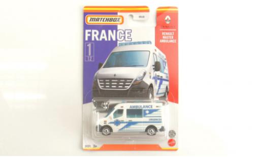 Renault Master 1/64 Matchbox Ambulance coche miniatura