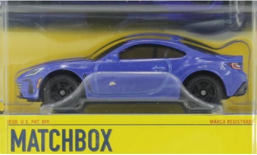Coche miniatura Subaru BRZ 1/64 Matchbox metallise blau 2021 1:64 Subaru BRZ 1/64 Matchbox metallise blau 2021 1:64 coche miniatura