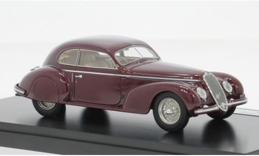 Coche miniatura Alfa Romeo 6C 1/43 Matrix 2500S Berlinetta Touring rojo 1939 1:43 Alfa Romeo 6C 1/43 Matrix 2500S Berlinetta Touring rojo 1939 1:43 coche miniatura