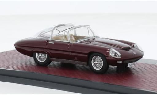 Alfa Romeo 6C 1/43 Matrix 3000 Superflow IV Pininfarina metallise rojo 1960 1:43 coche miniatura