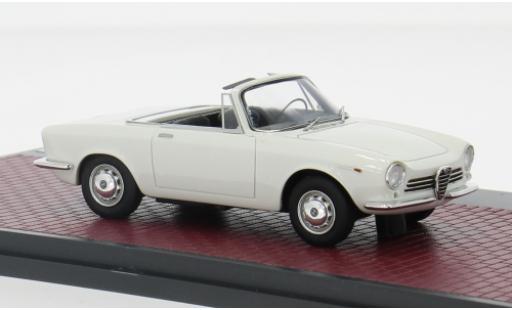 Coche miniatura Alfa Romeo Giulia 1/43 Matrix GT Spider Projootipo weiss 1963 1:43 Alfa Romeo Giulia 1/43 Matrix GT Spider Projootipo weiss 1963 1:43 coche miniatura