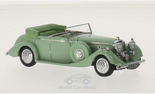 Coche miniatura Bentley 4.5 1/43 Matrix 425 litre All Weather Tourer verde RHD Thrupp & Maberly 1937 Bentley 4.5 1/43 Matrix 425 litre All Weather Tourer verde RHD Thrupp & Maberly 1937 coche miniatura
