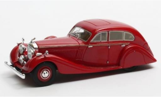Coche miniatura Bentley 4.5 1/43 Matrix Litre Gurney-Nutting Airflow Saloon rojo RHD 1936 #B118HK Bentley 4.5 1/43 Matrix Litre Gurney-Nutting Airflow Saloon rojo RHD 1936 #B118HK coche miniatura