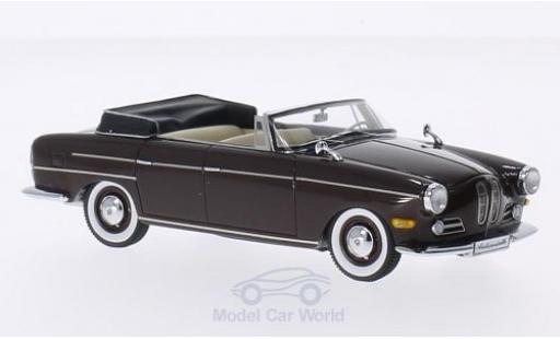 Coche miniatura Bmw 3200 1/43 Matrix Super Cabriolet marron 1959 by Autenrieth Bmw 3200 1/43 Matrix Super Cabriolet marron 1959 by Autenrieth coche miniatura